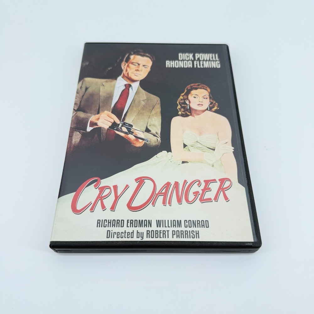 Cry Danger (DVD, 1951, Film Noir) Olive Films, William Conrad, Dick Powell
